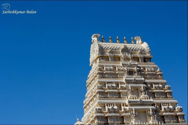 Temple and sky